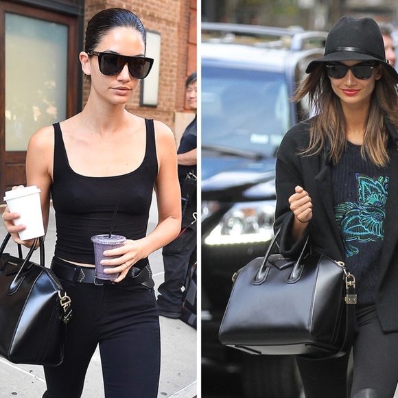 GIVENCHY Dark Brown Medium Antigona Bag - Picture 11 of 16